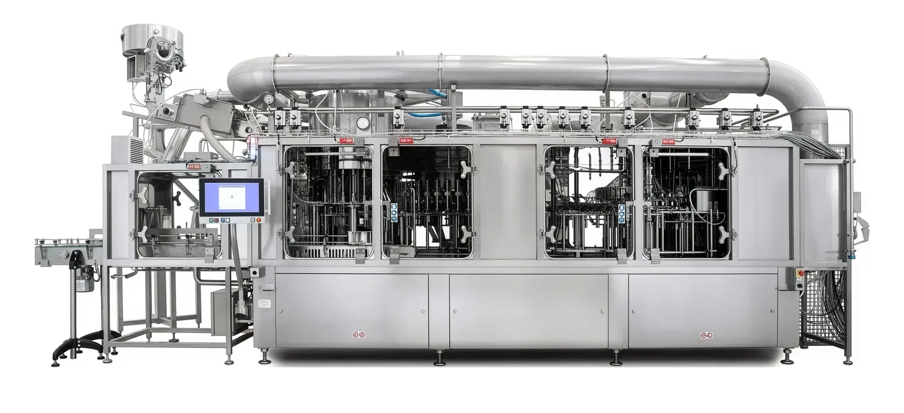 Net Weight Aseptic Filler for UHT Milk in PET