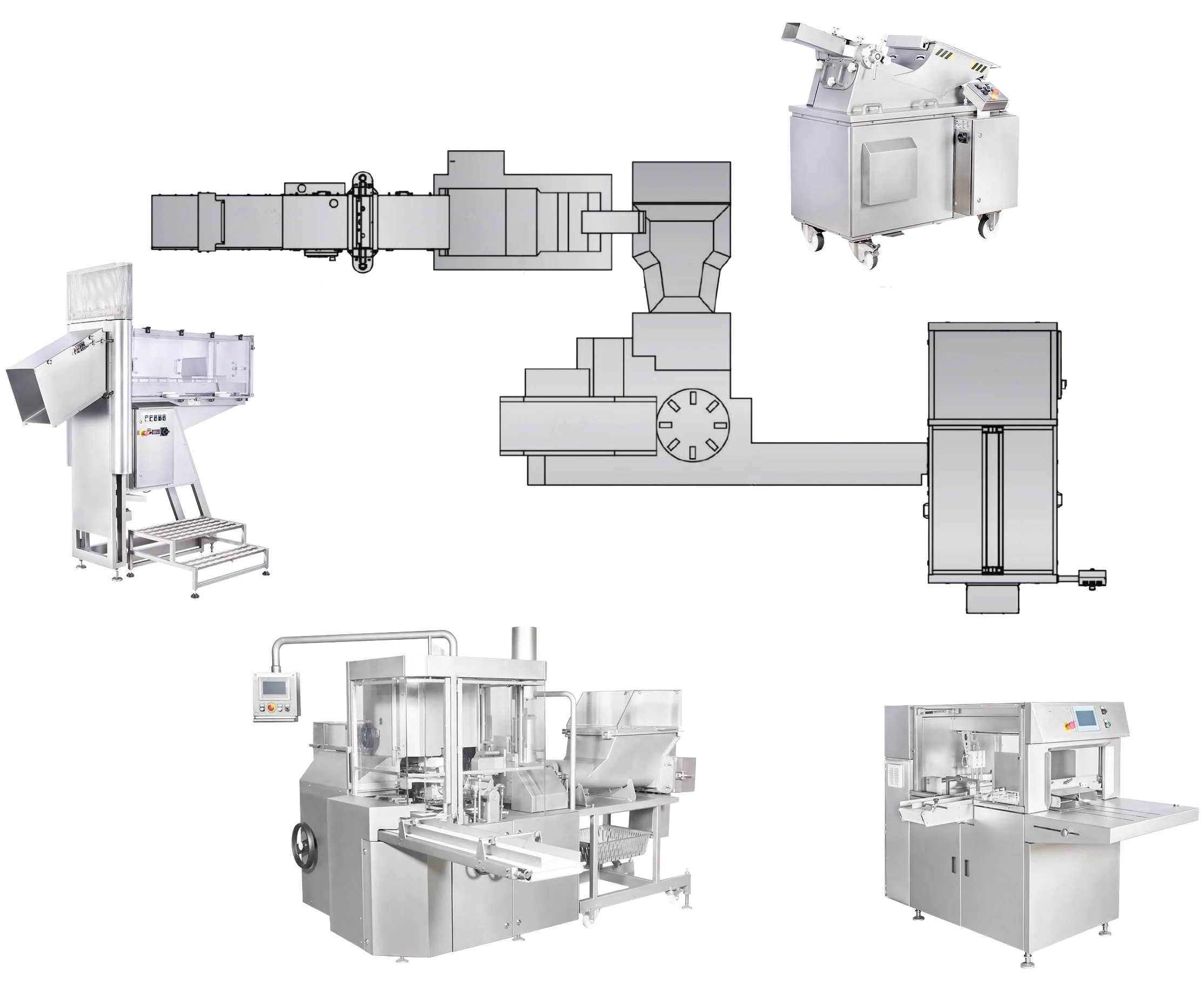 Butter Repackaging Line (SII-SLP + SII-SHG + SII-ARM +... | Sanchelima ...