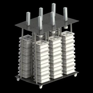 Prensa Tipo 'A' para Molde de Queso