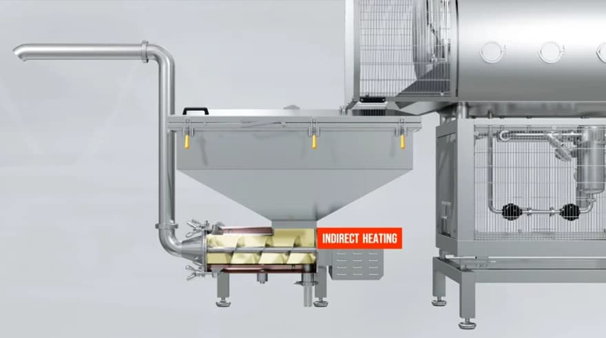 Sistema de Hilado — panel HMI y control de recetas