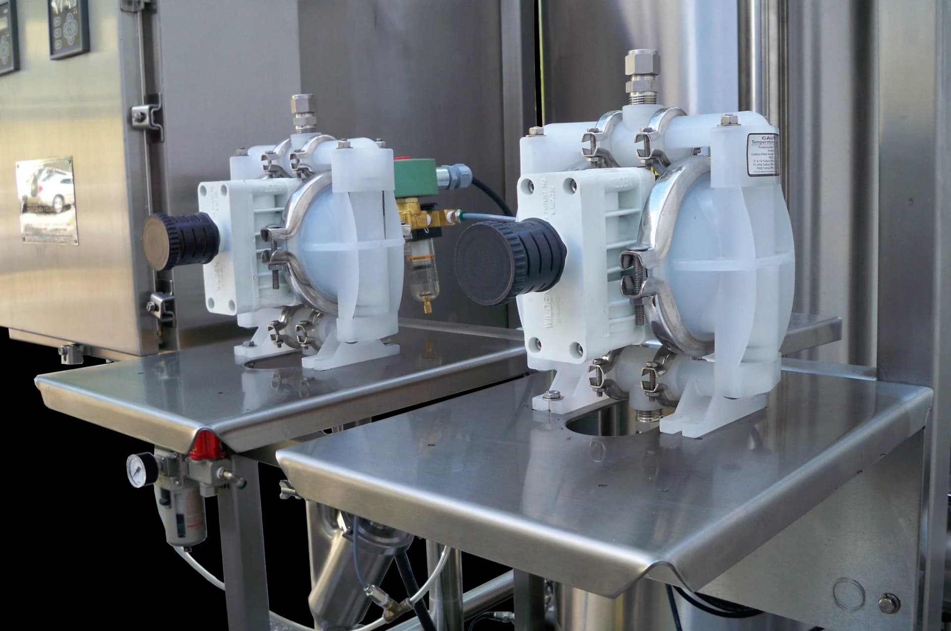 CIP System — chemical dosing pumps