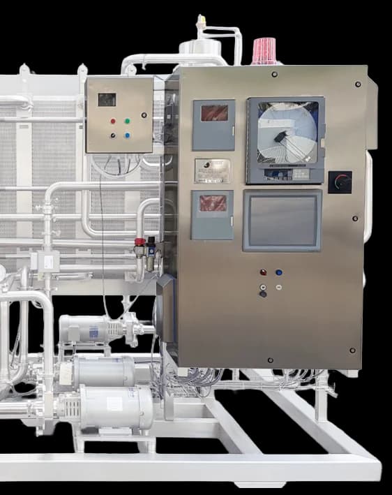 STLR control panel of the HTST PMO Thermoplak™ Pasteurizer