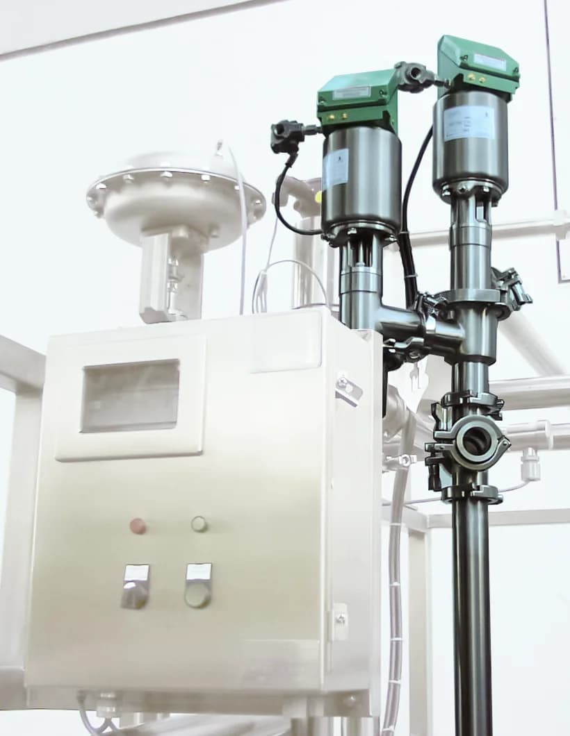 Flow Diversion Device FDD valve of the HTST PMO Thermoplak™ Pasteurizer