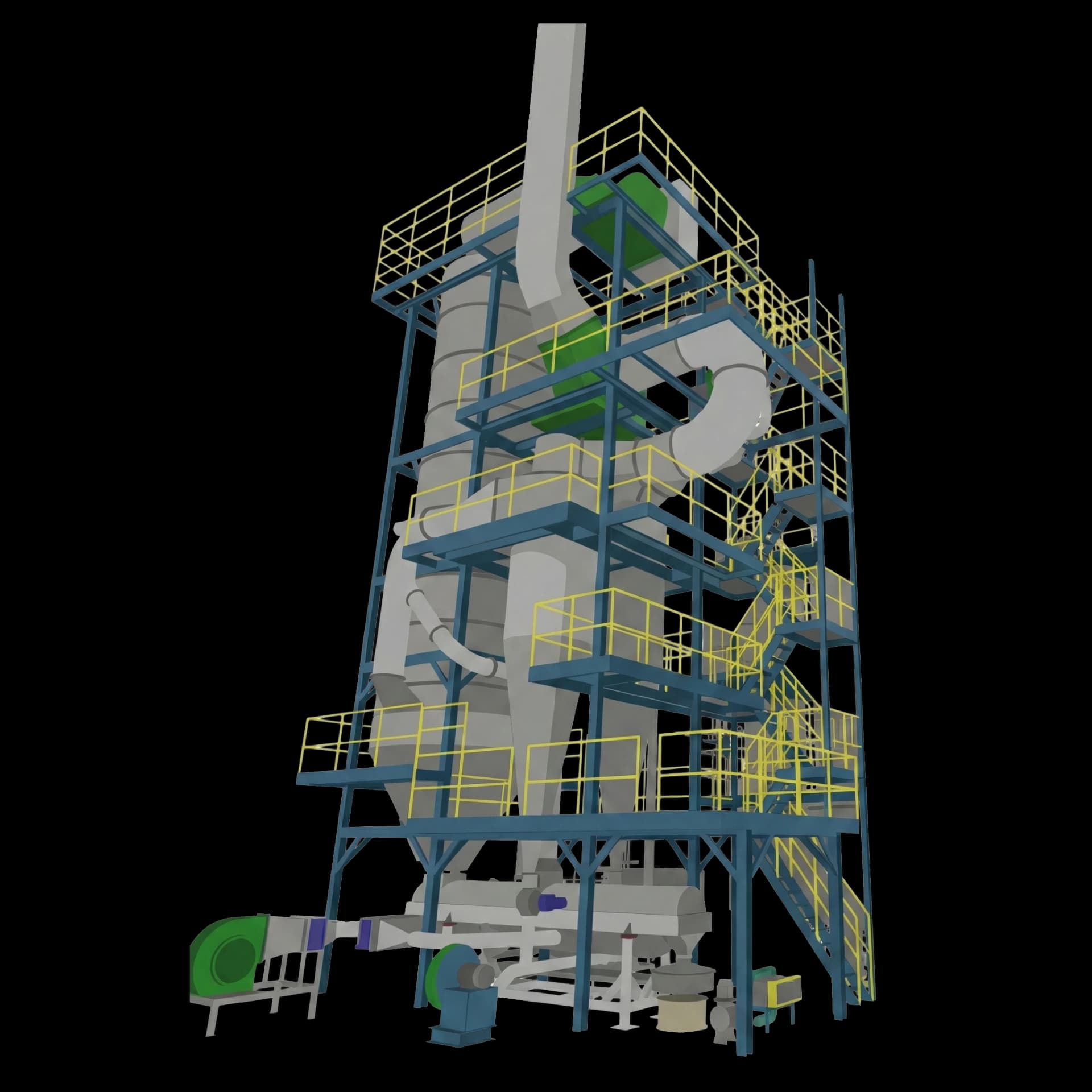 THREE-STAGE
VERTICAL DRYER