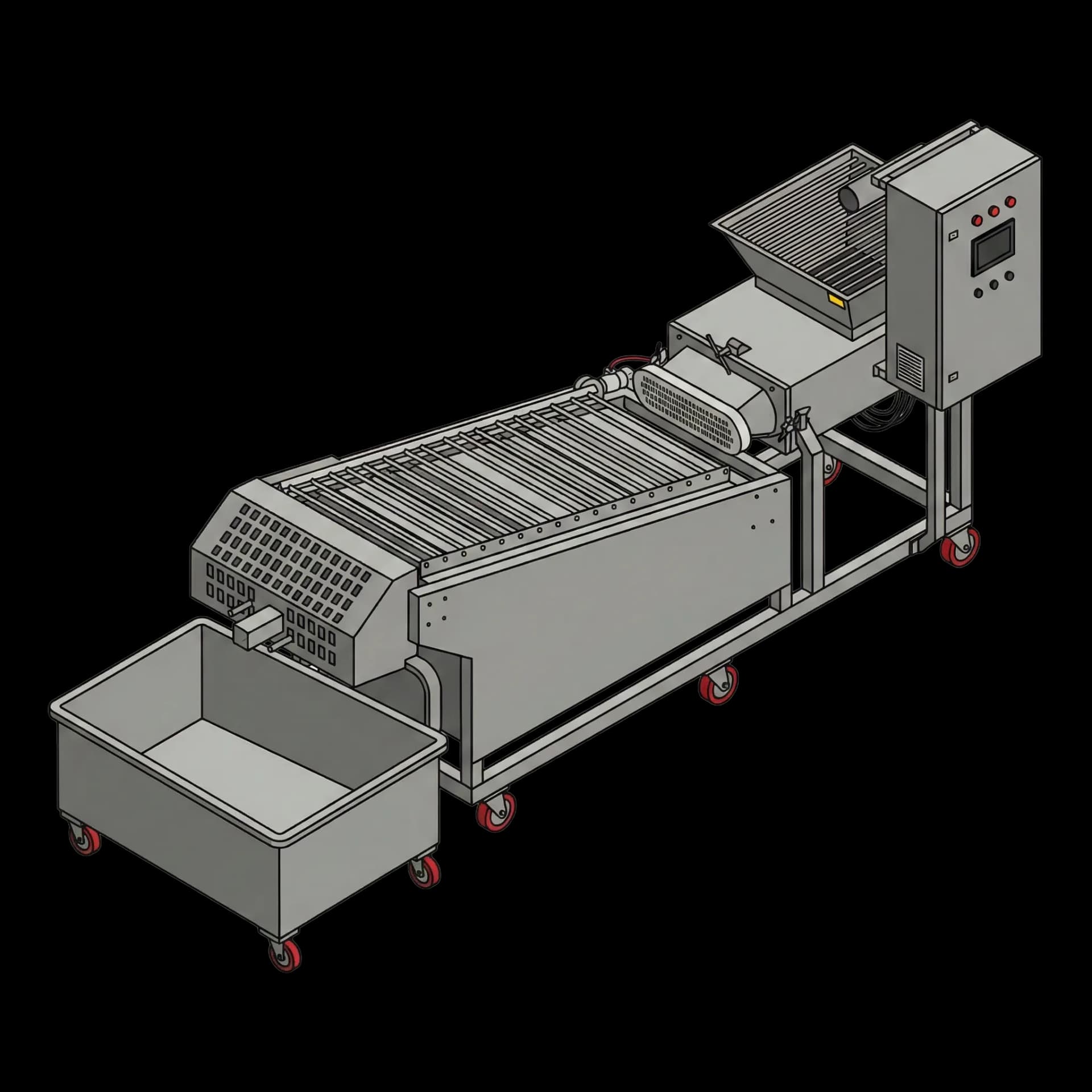 SISTEMA DE HILADO +
EXTRUSOR DE TRANSFERENCIA