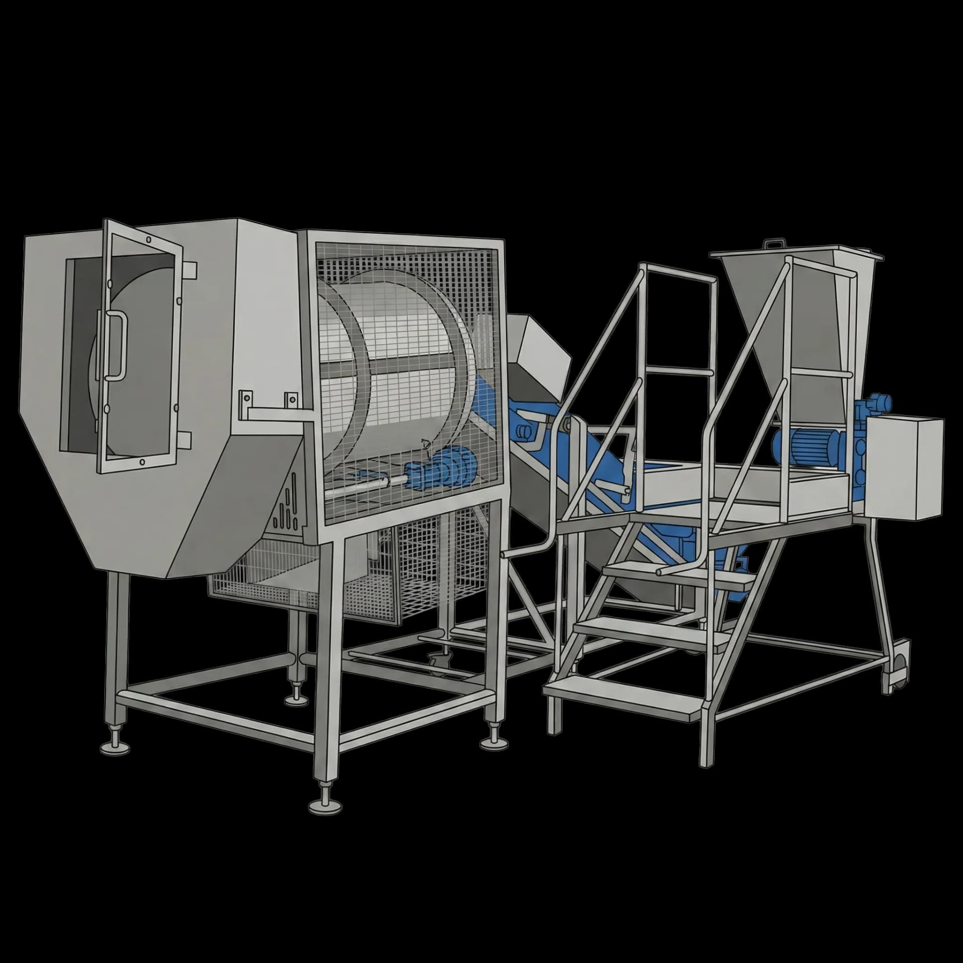 DOSIFICACION ANTIAPELMAZANTE
TAMBOR DE MEZCLA