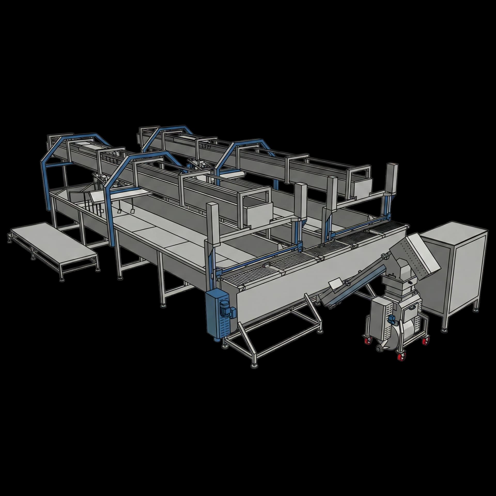 FINISHING VAT +
CURD COLLECTOR