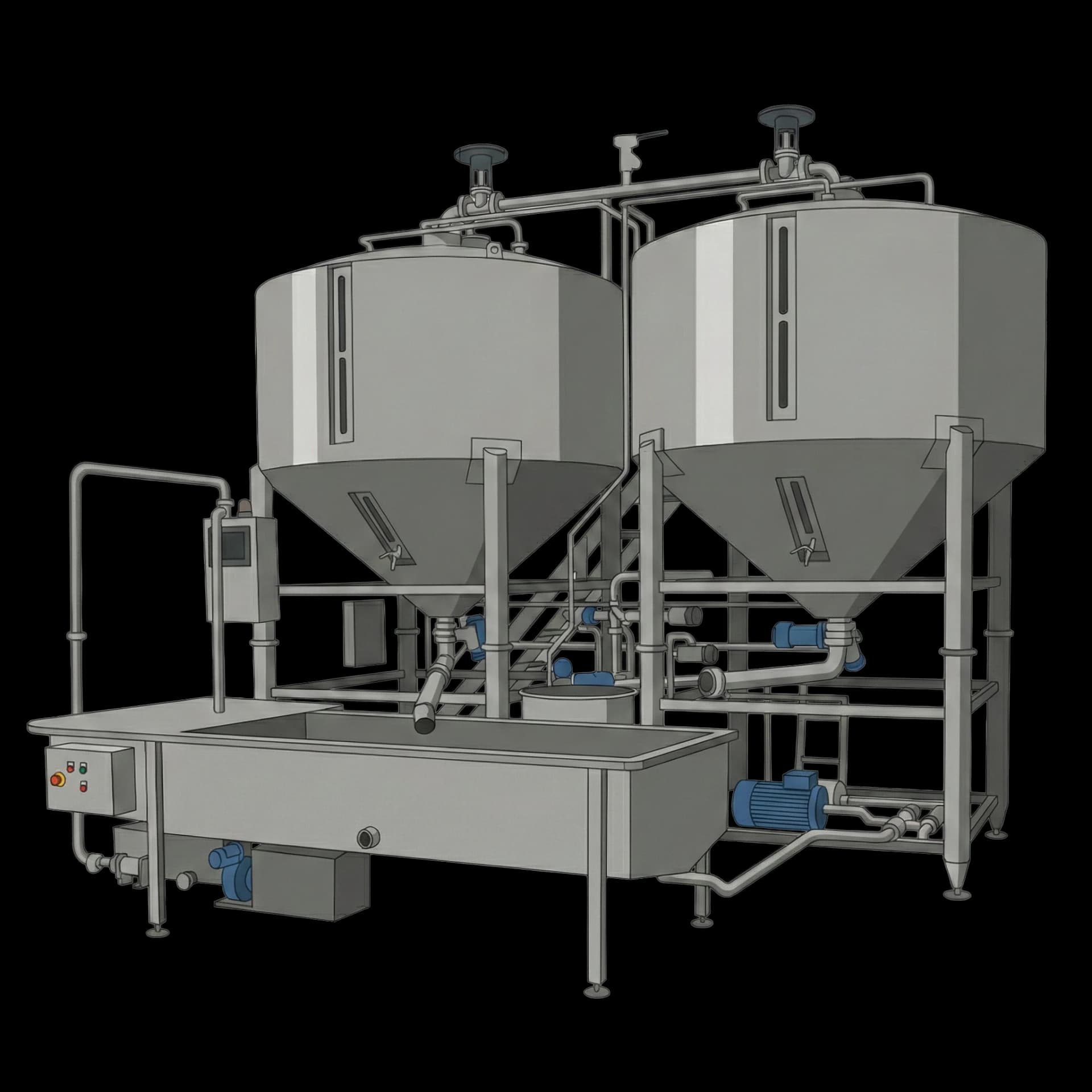 FLOCCULATORS +
DE-WHEYING