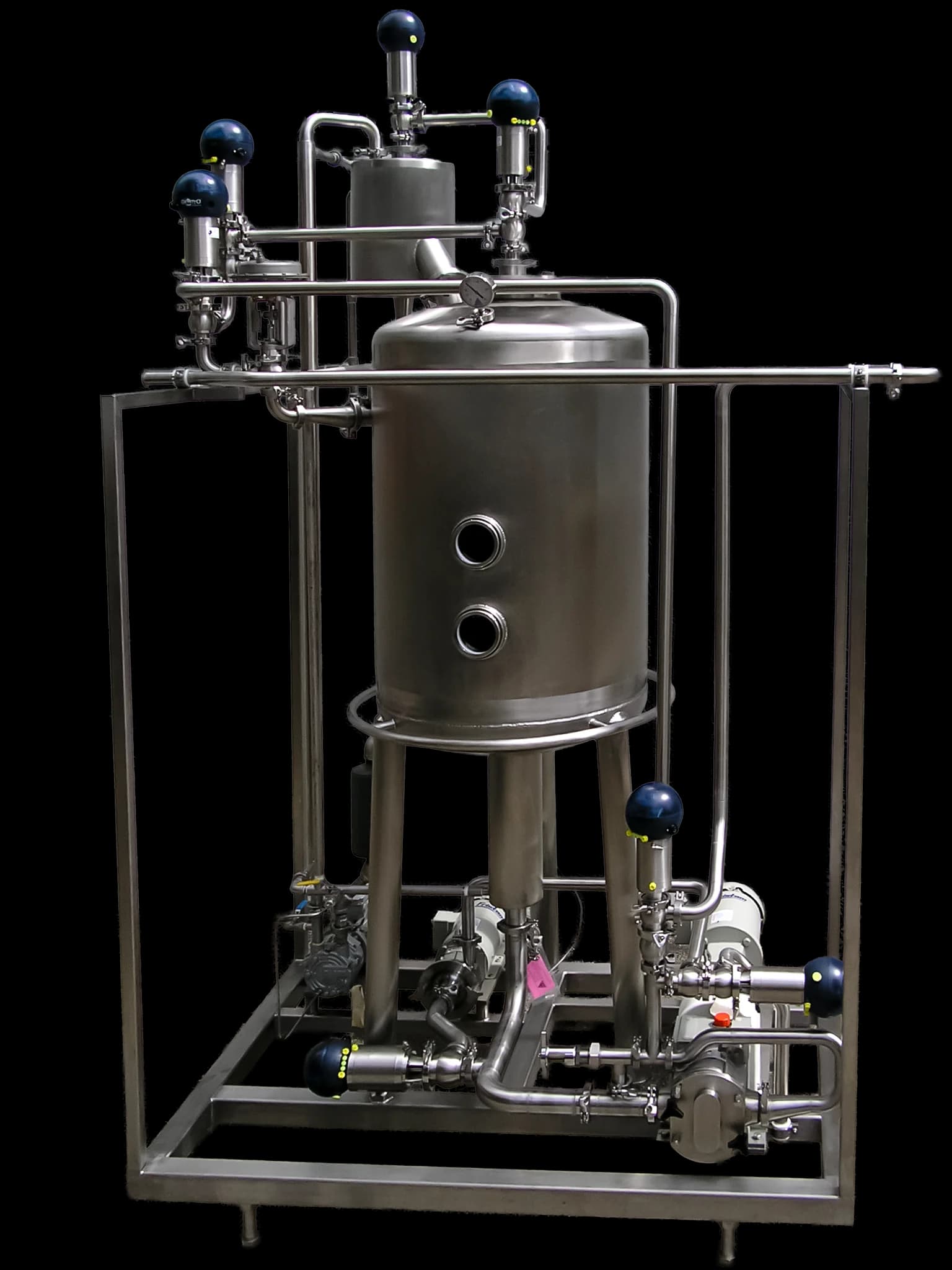 Modular deodorization system by steam injection and vacuum
