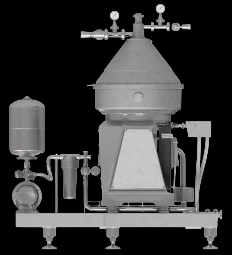 High-performance centrifugal separator